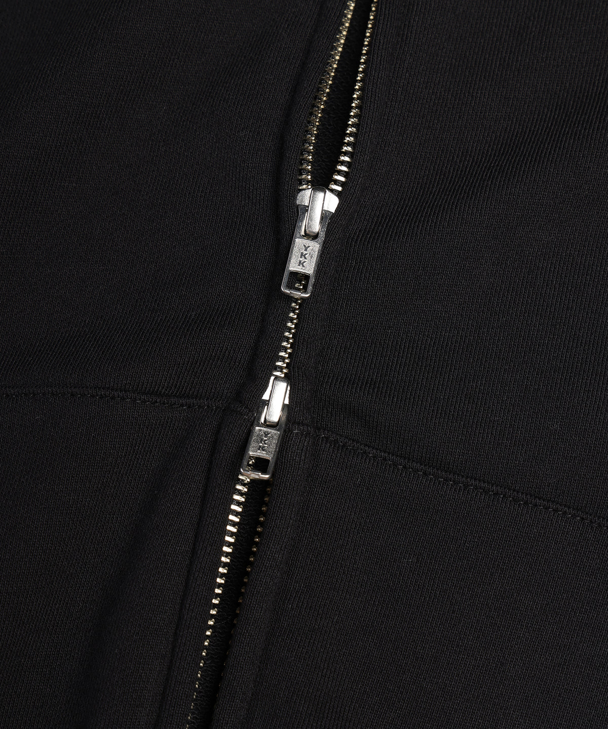 CROCHET SLEEVE SWEAT PARKA