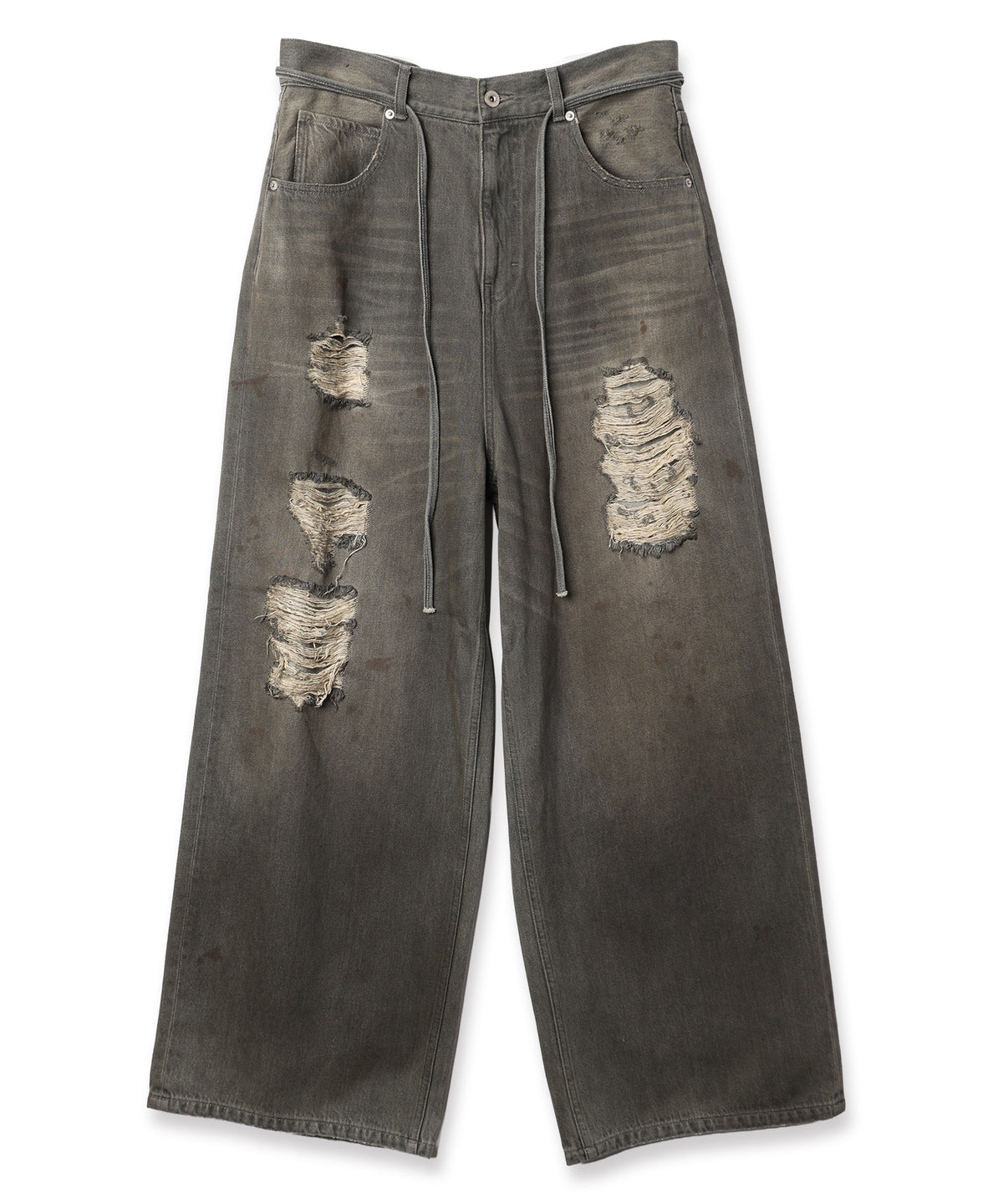 CRASH DENIM PANTS