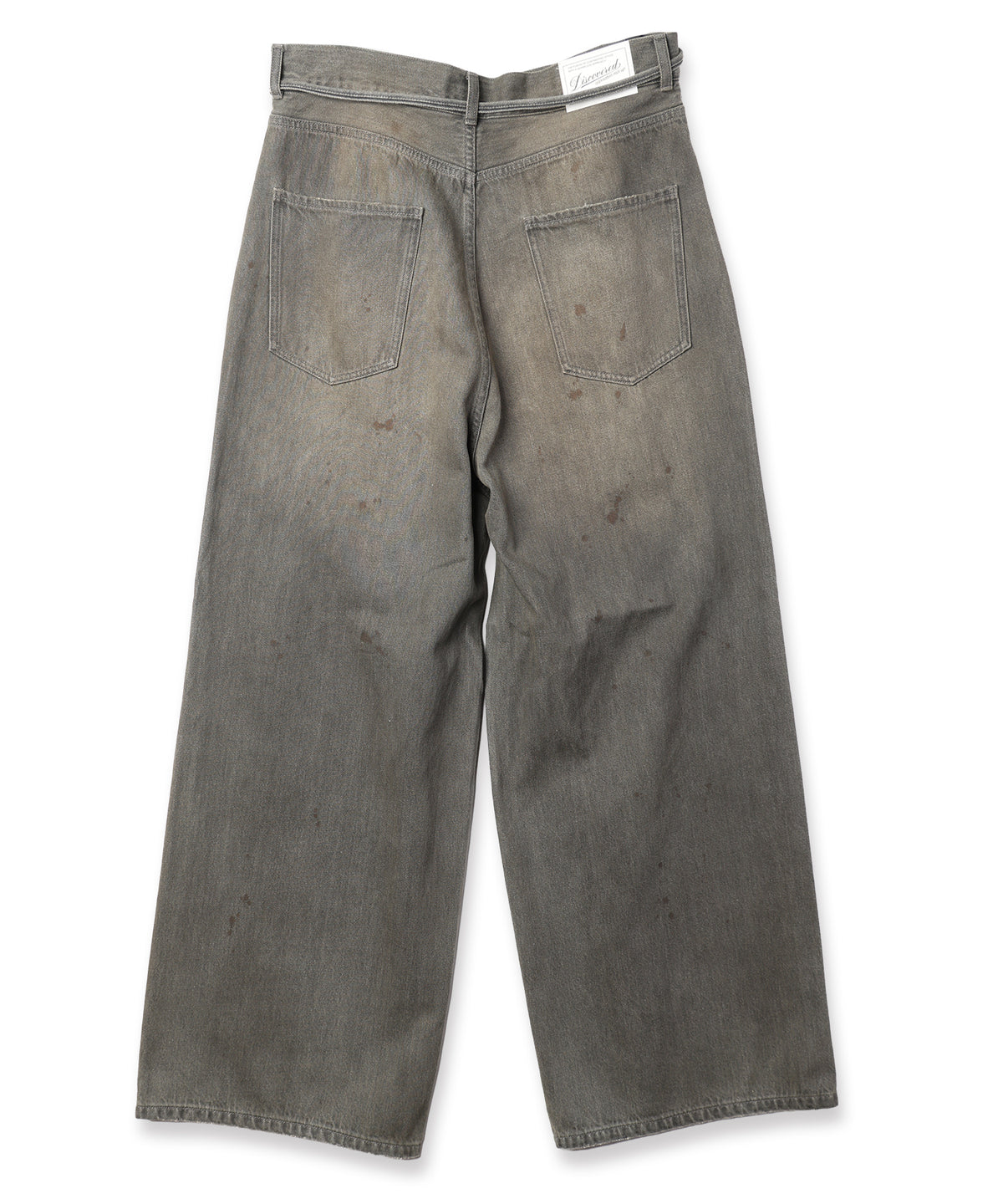 CRASH DENIM PANTS