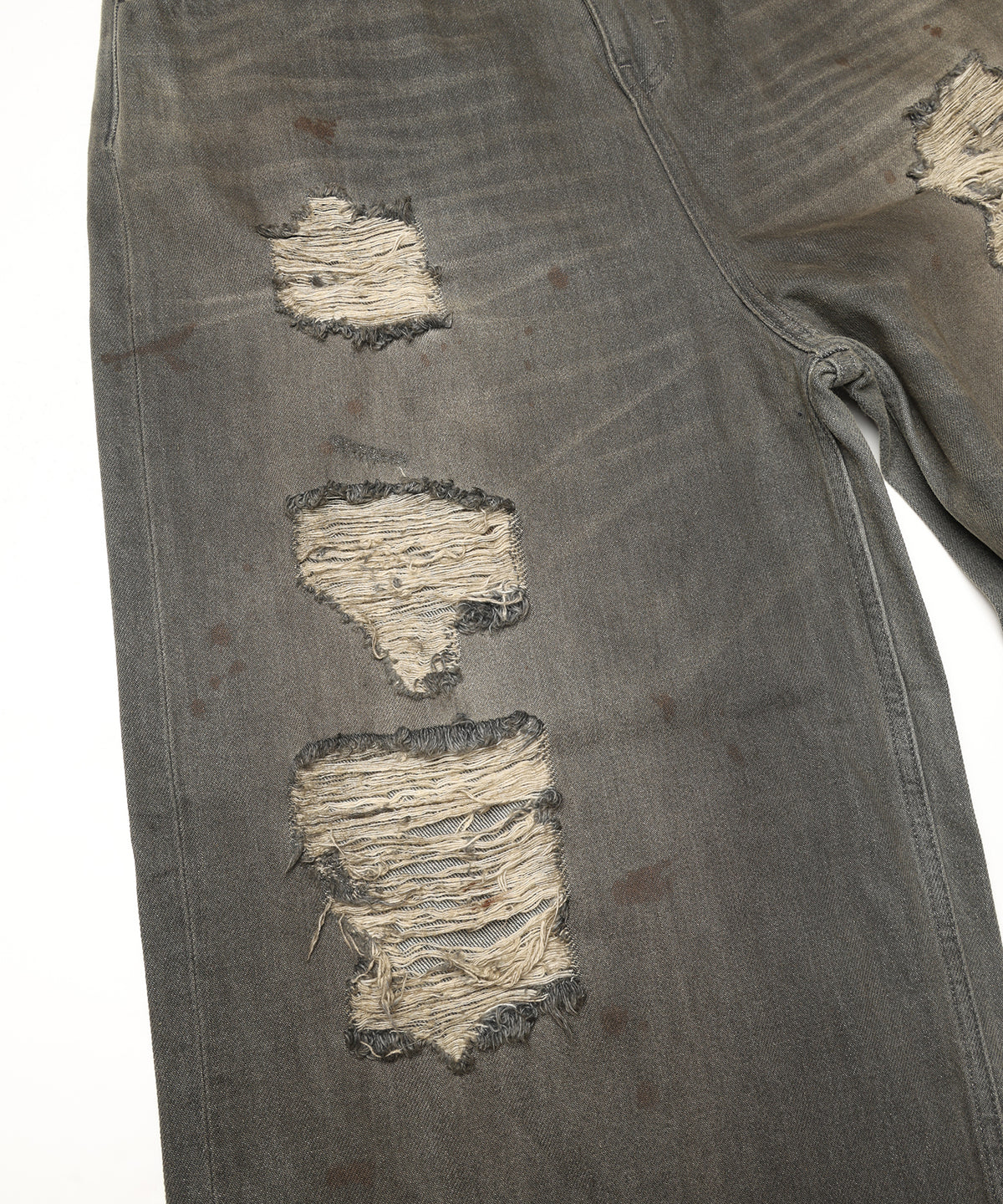 CRASH DENIM PANTS