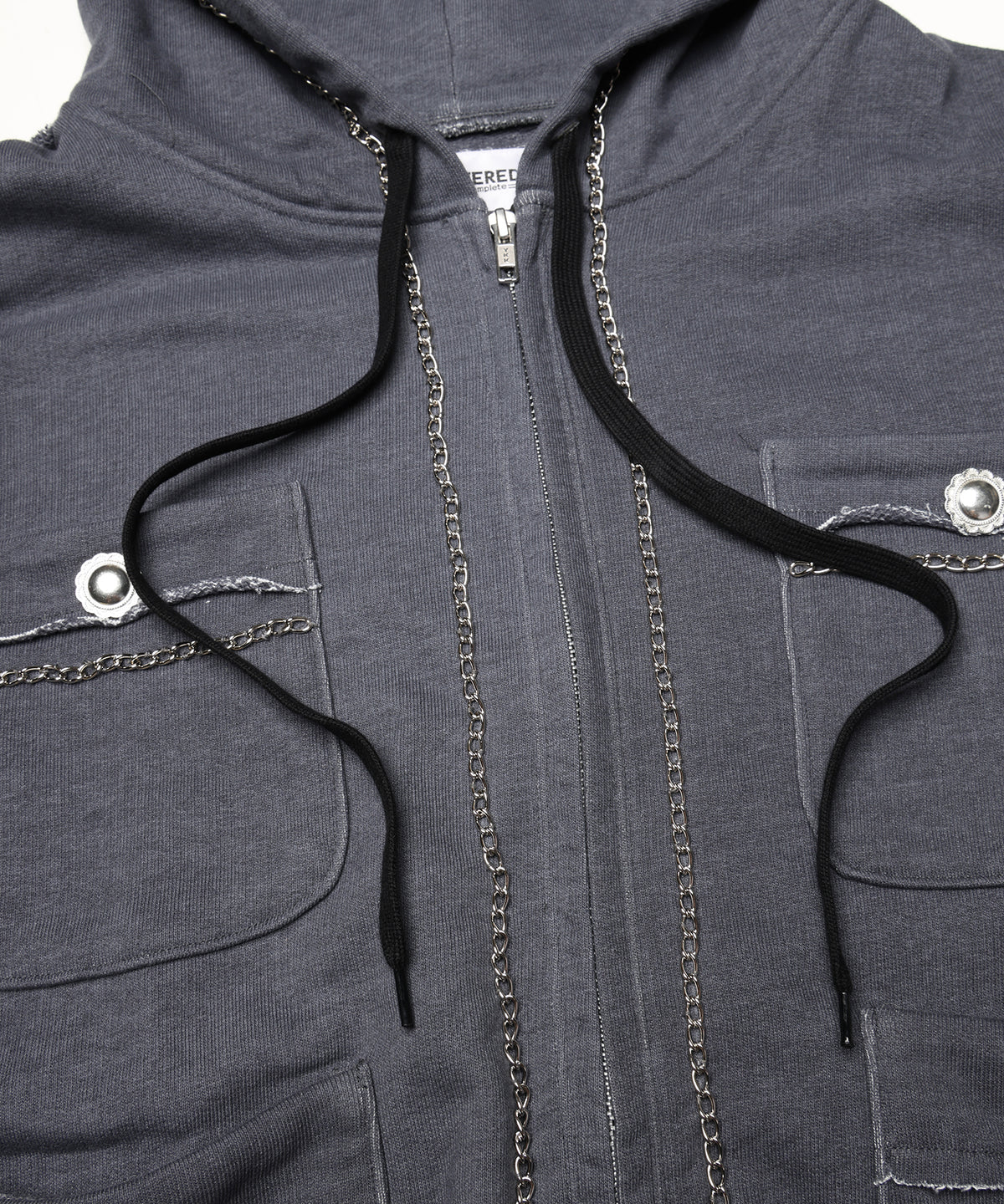 CHAIN SWEAT PARKA