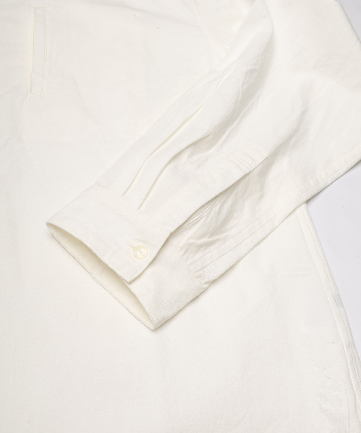 square collar over shirt