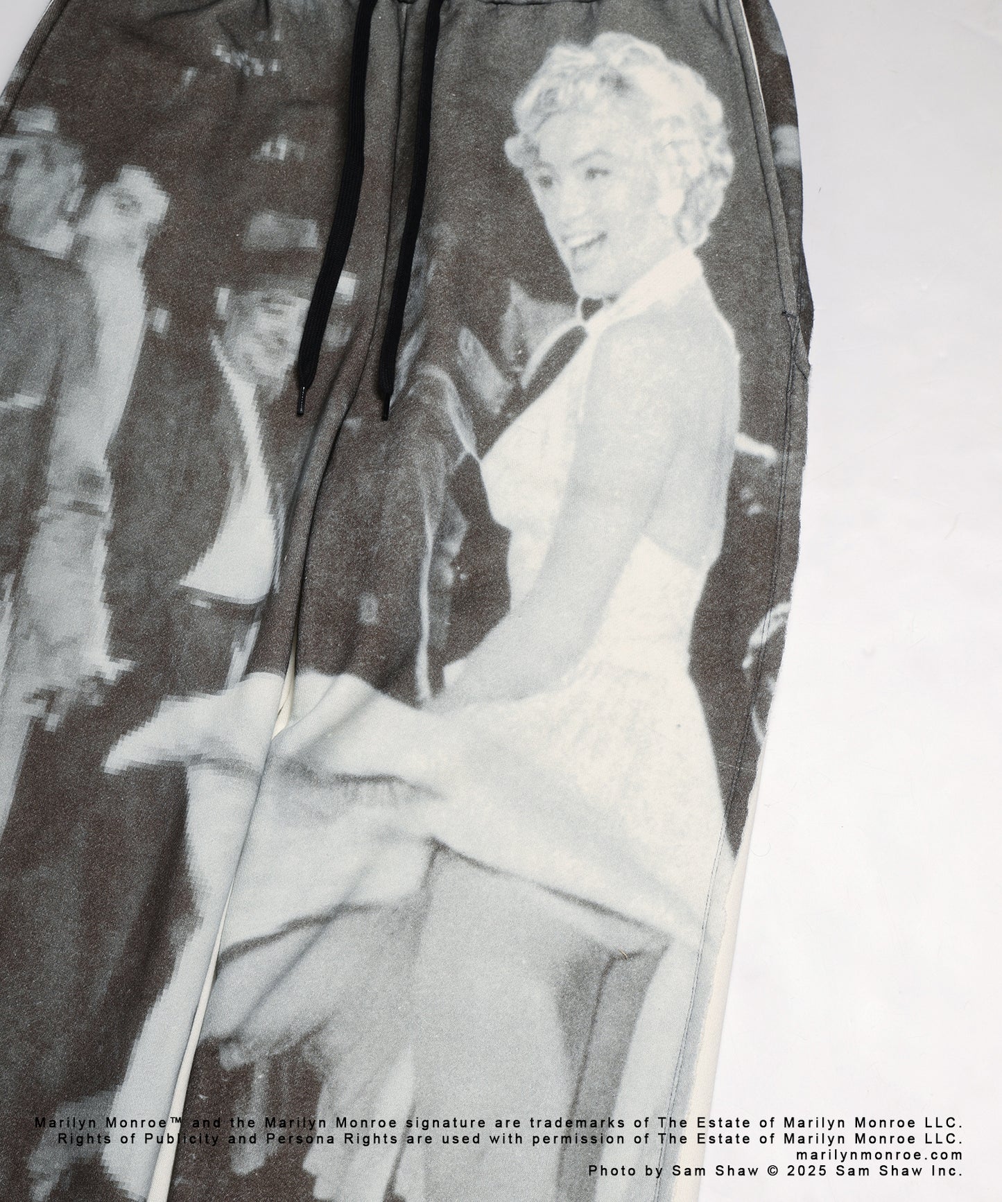 MARILYN MONROE INKJET PRINT SWEAT PANTS