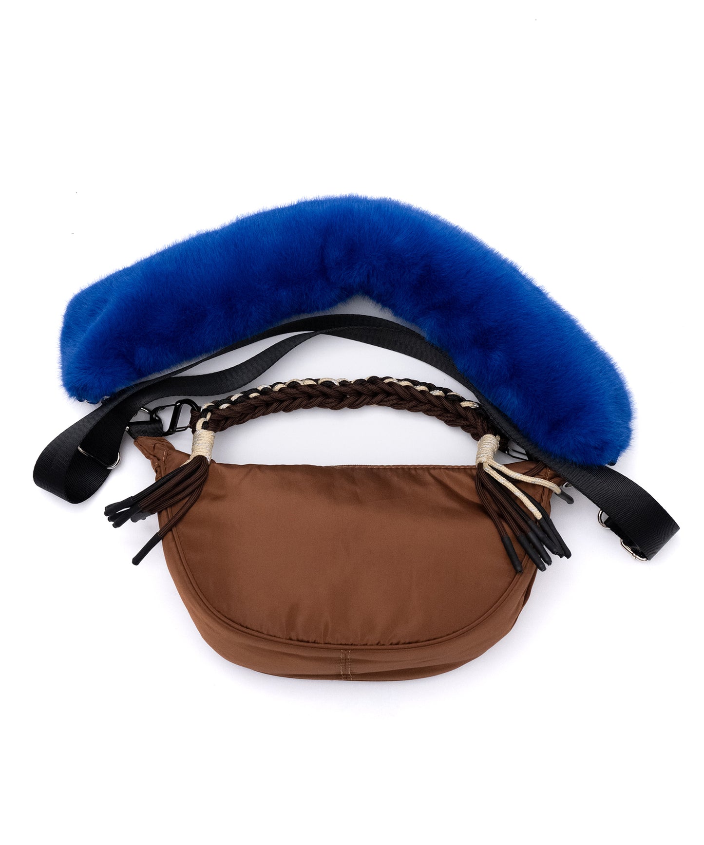 3WAY FUR HANDLE BAG