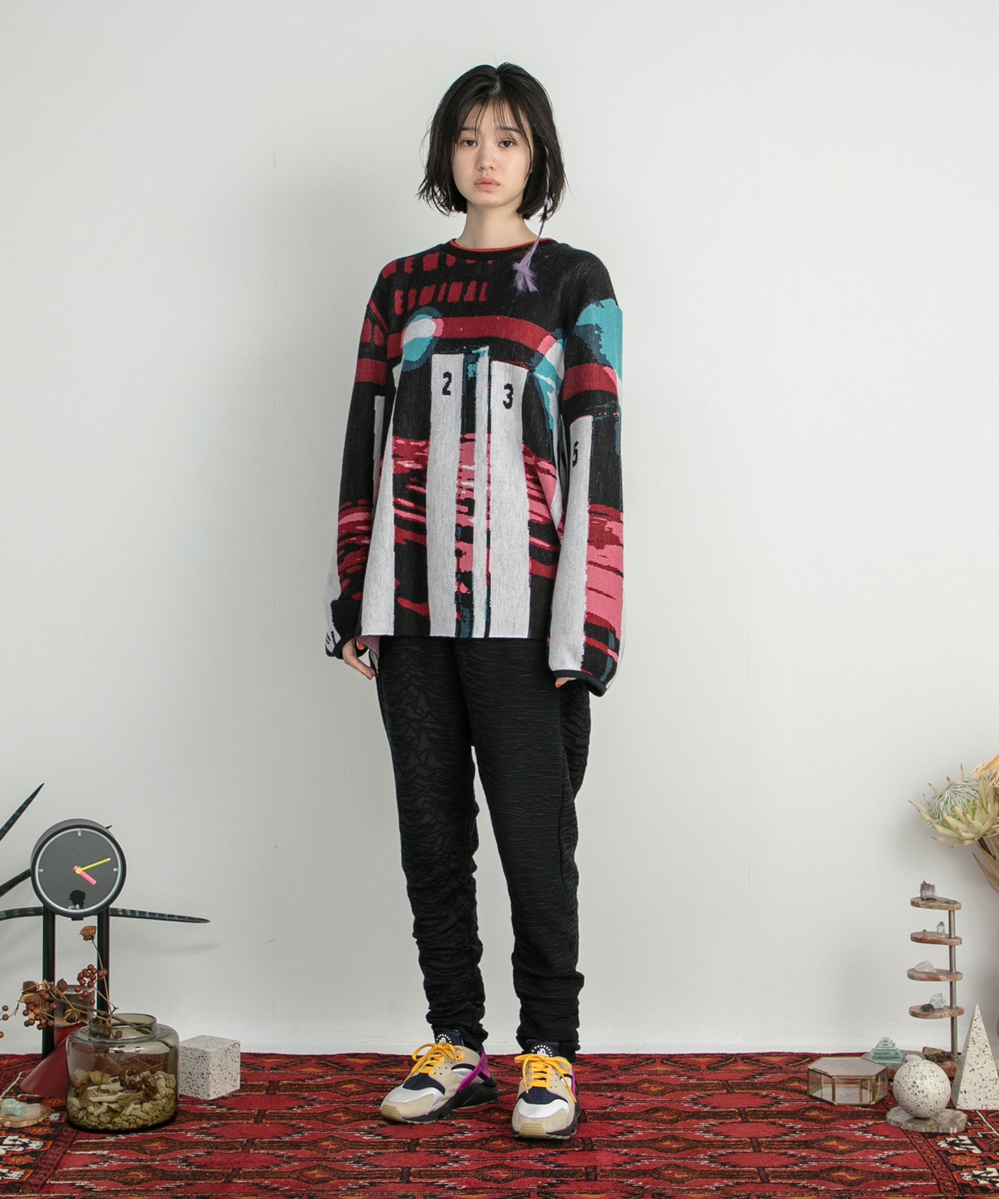 Double Exposure Knit Sweater