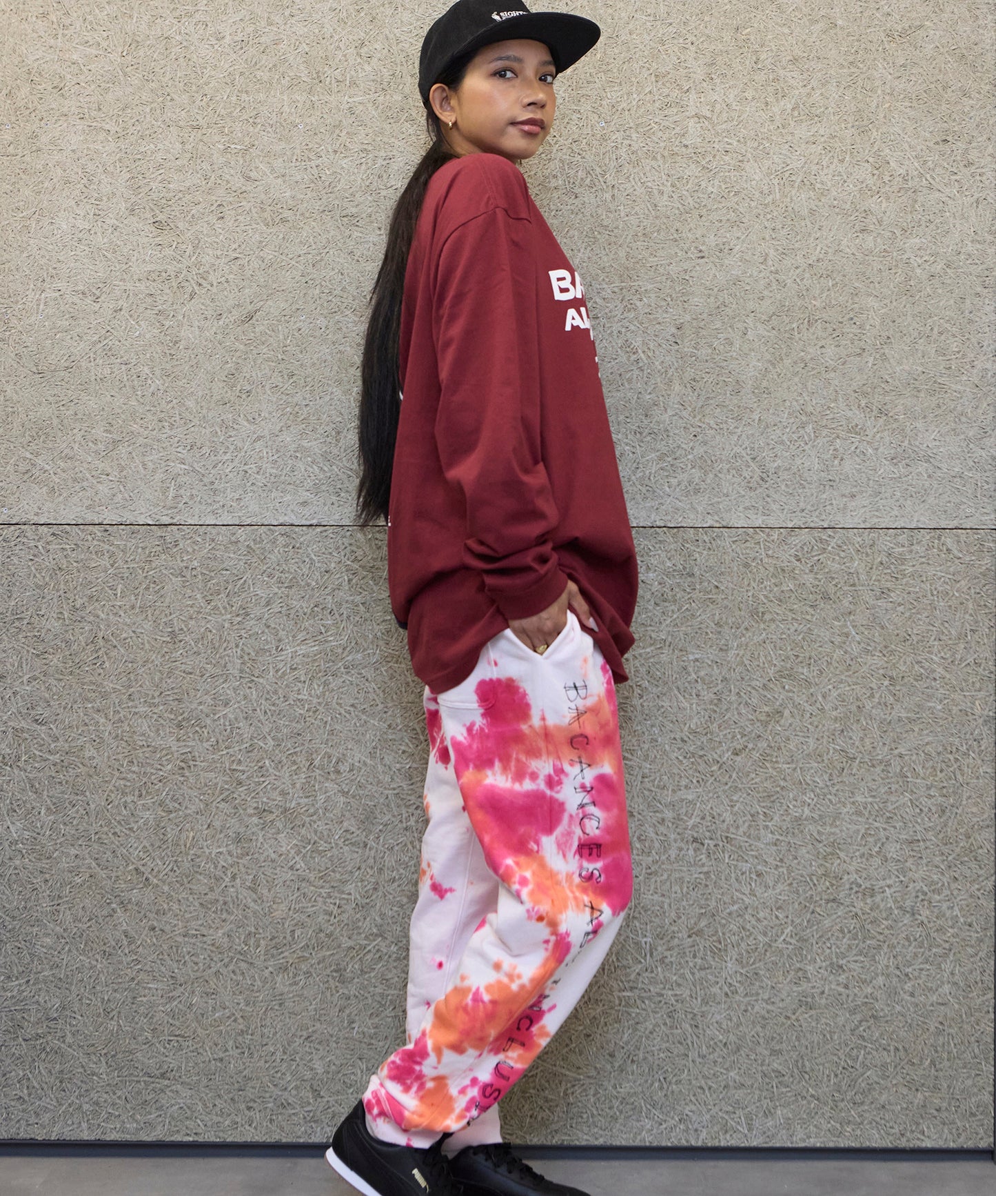 BLC TIE DYE SWEAT PANTS[ALEX LOGO]