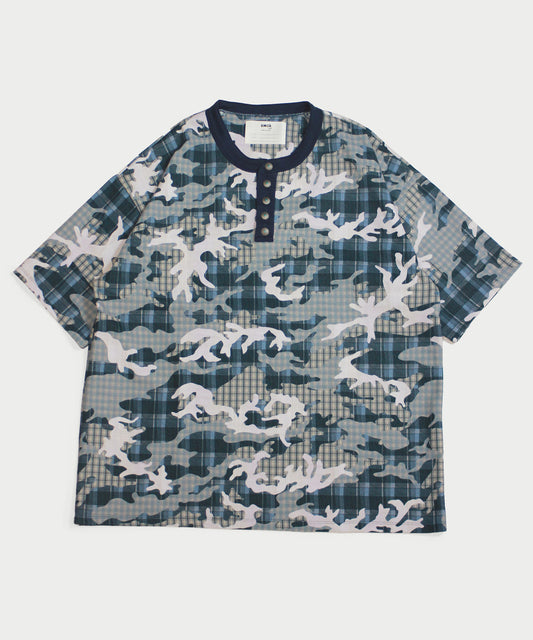 CHECK CAMO HENRY TEE