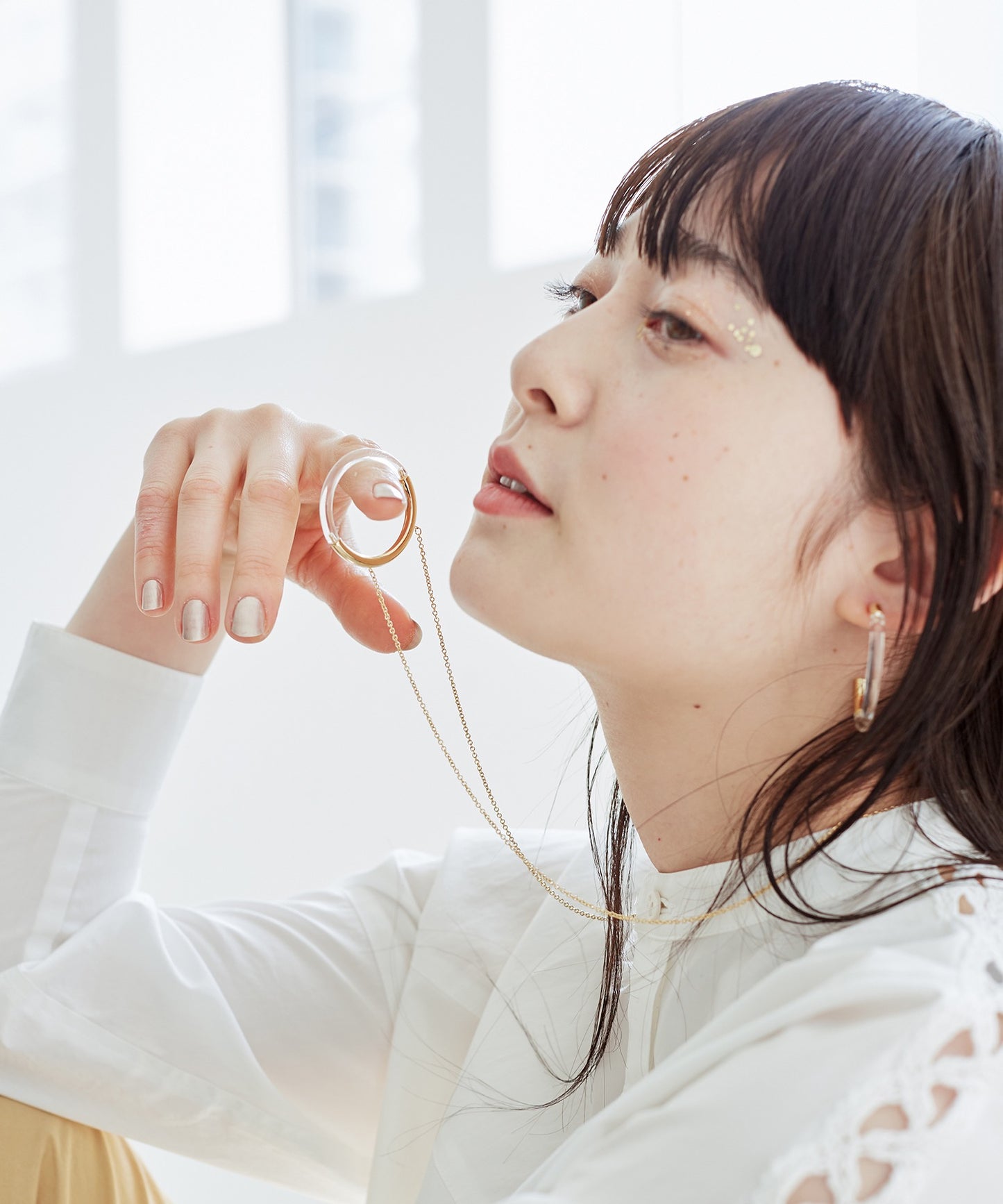 animum LUCKY BAG  Circle Necklace × Circle Earrings