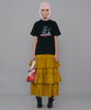 MOHAIR TIERED SKIRT 【納期10月中旬】