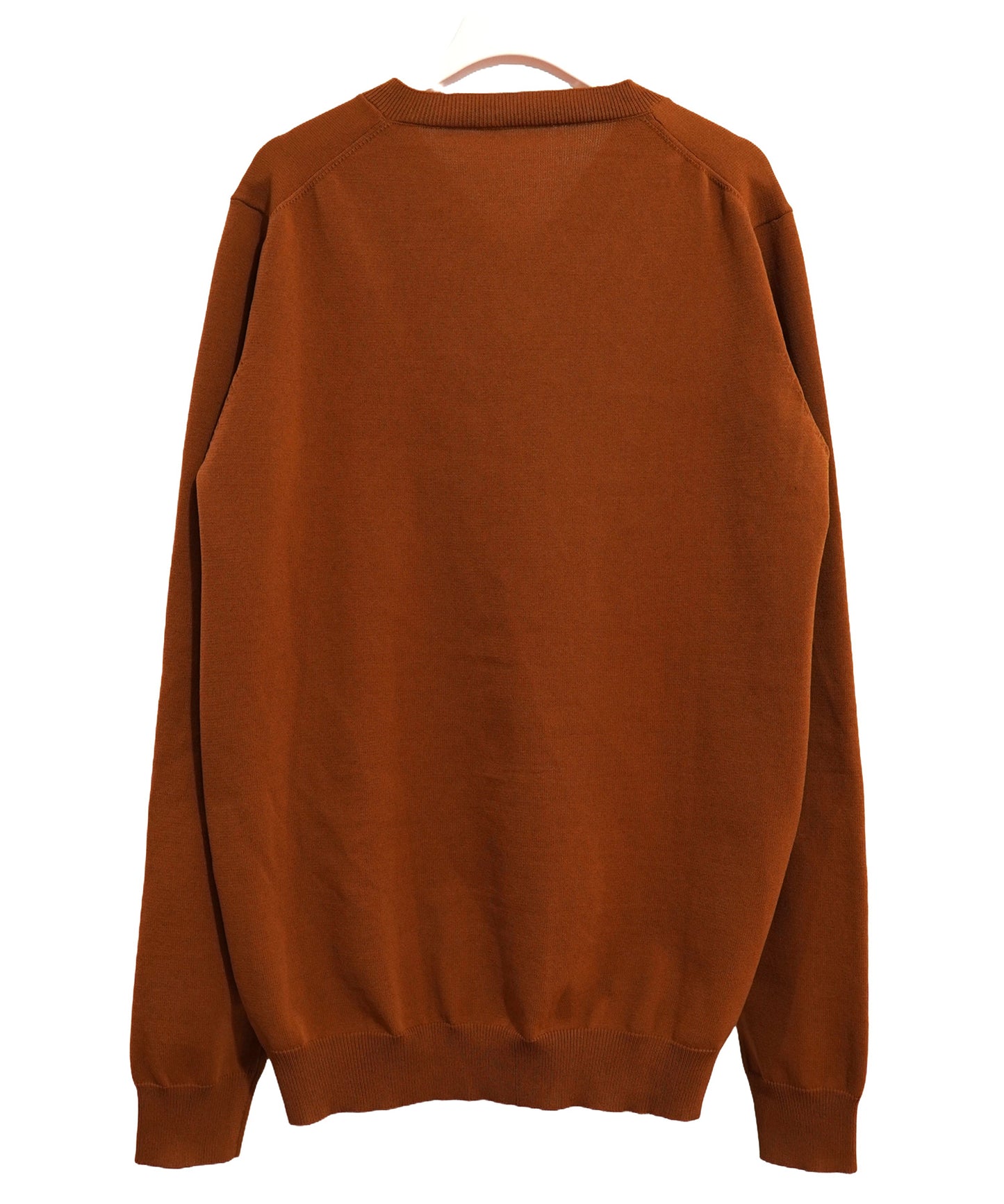PRINT V-NECK KNIT