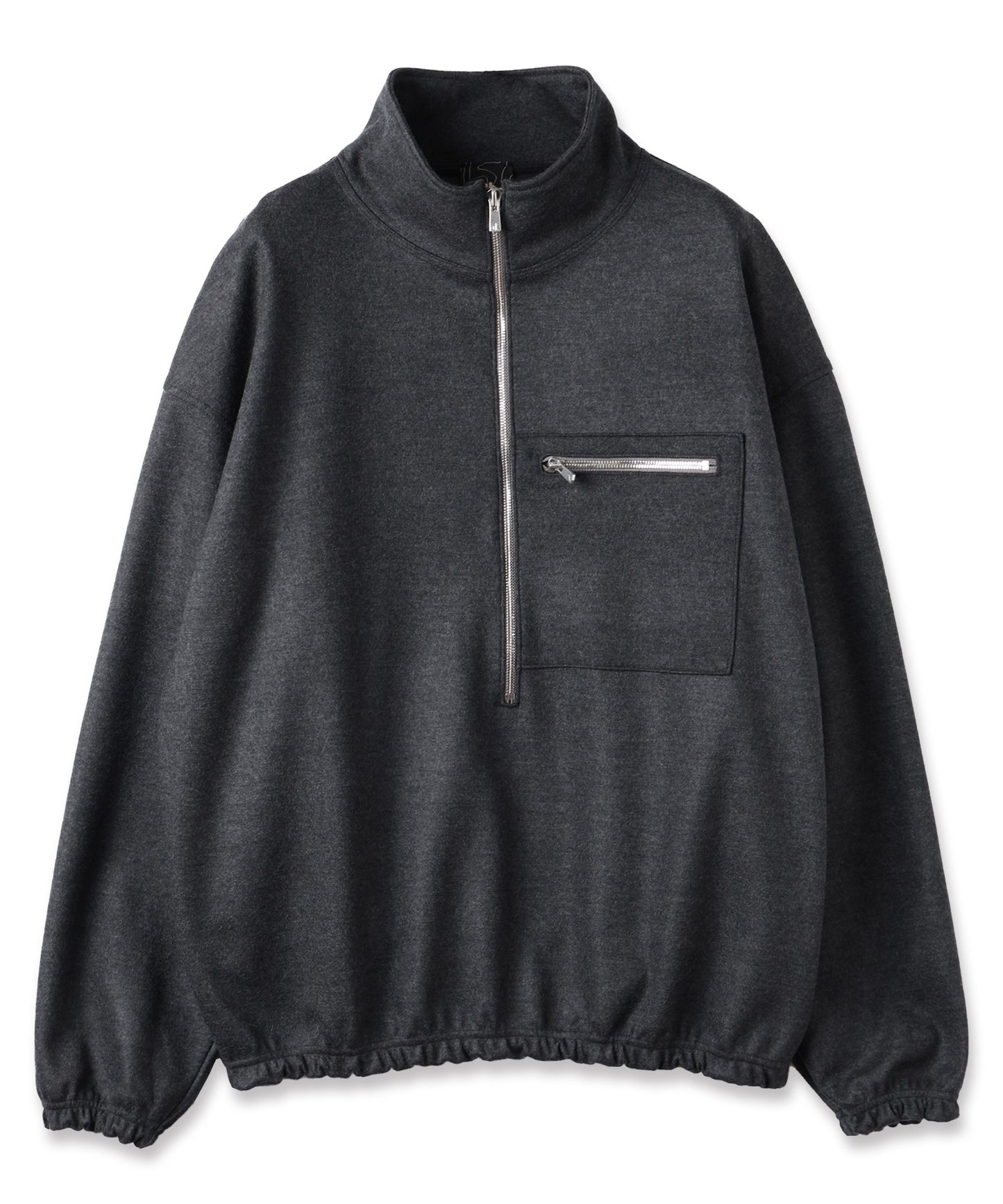 WOOL HALF ZIP