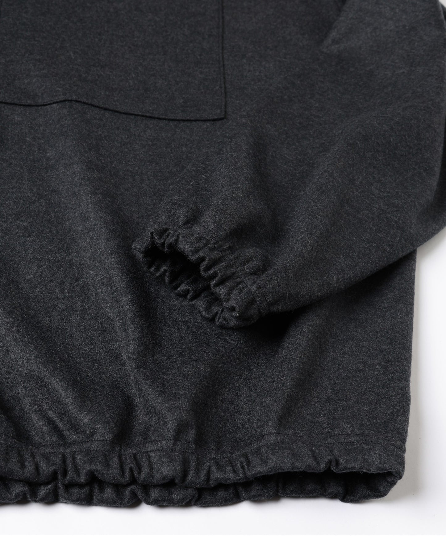 WOOL HALF ZIP