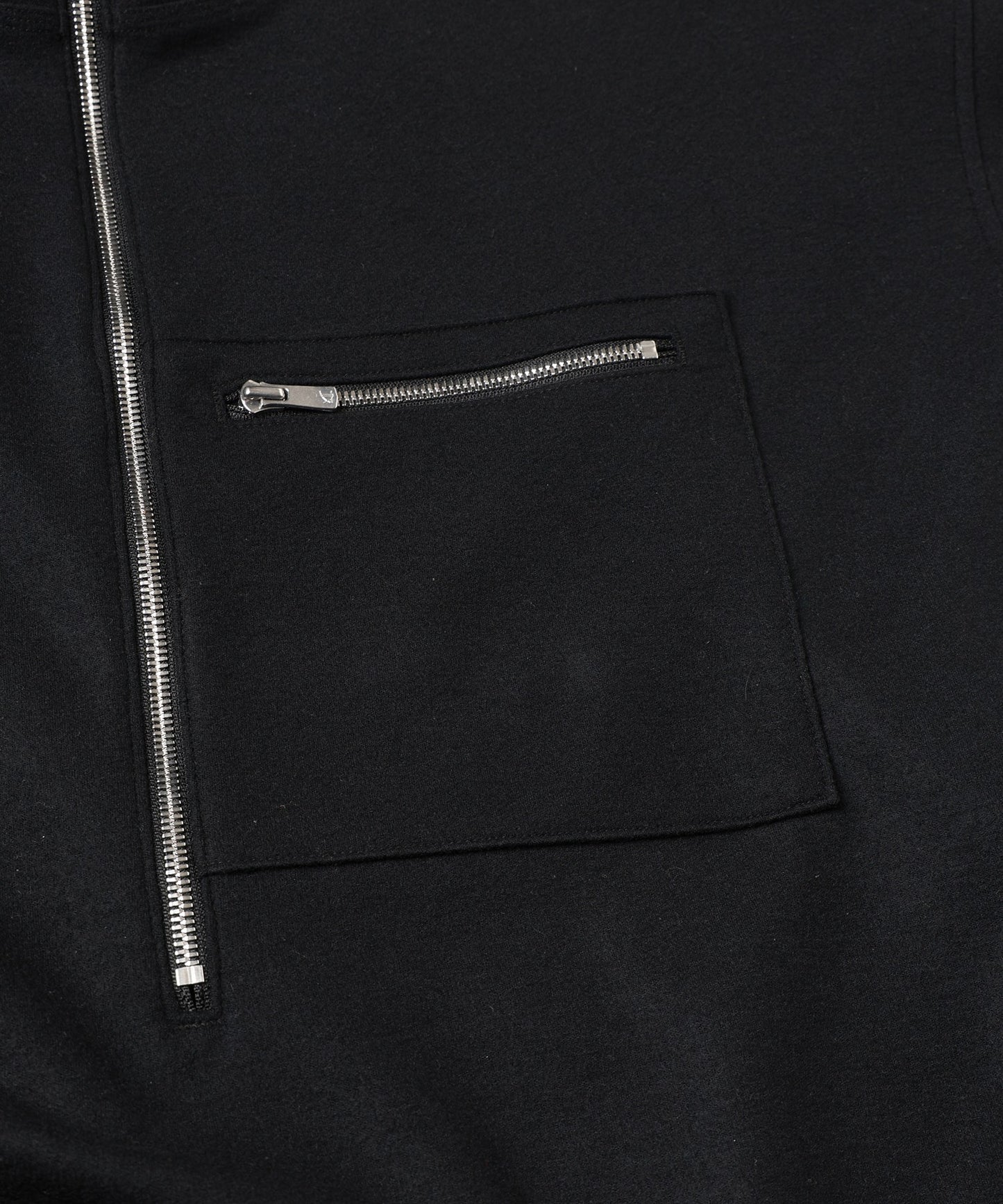 WOOL HALF ZIP