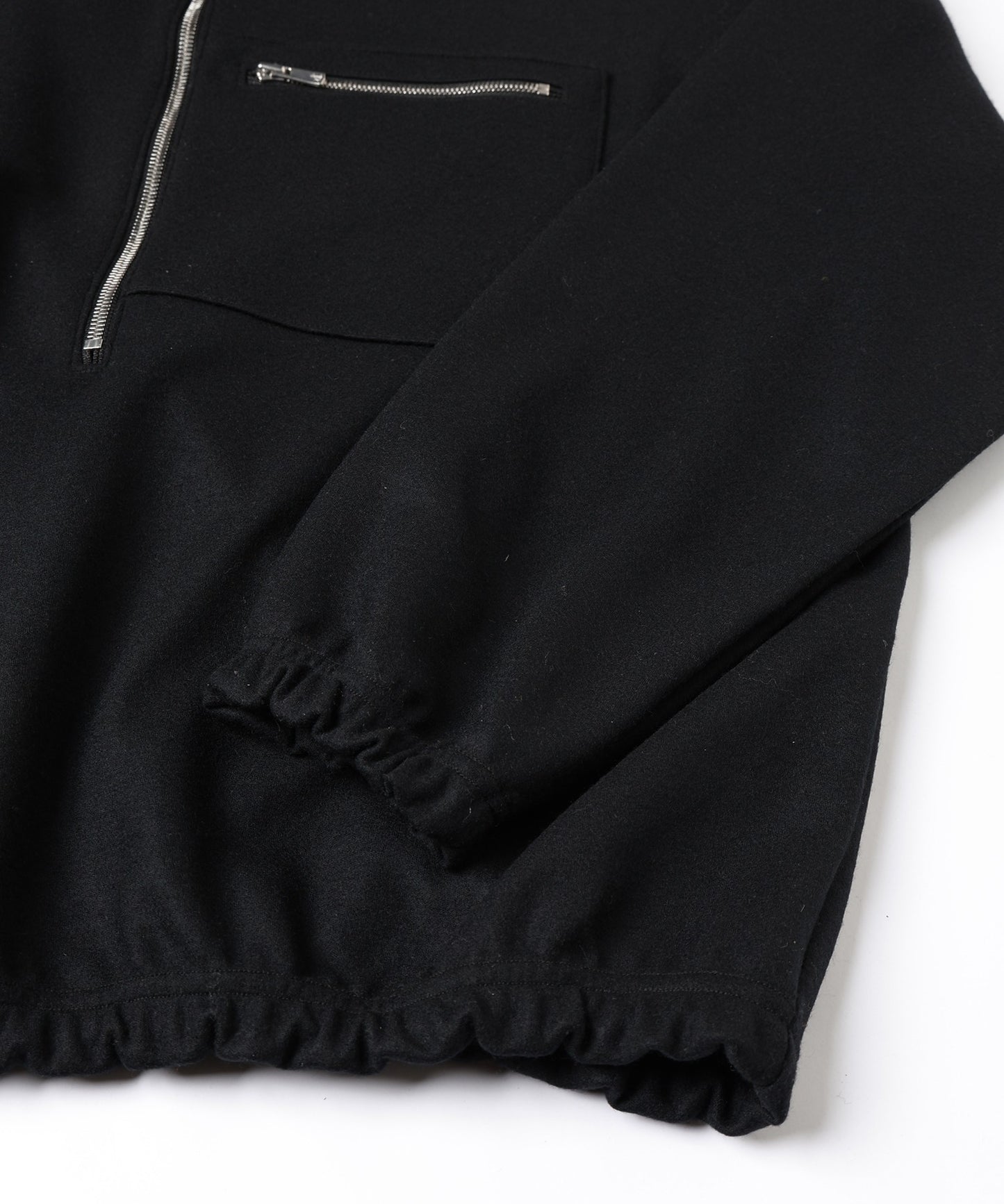 WOOL HALF ZIP