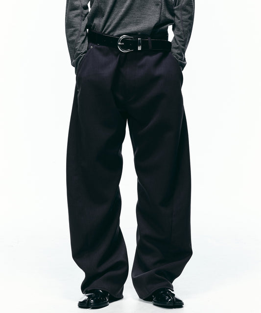 3D CUTTING DENIM PANTS