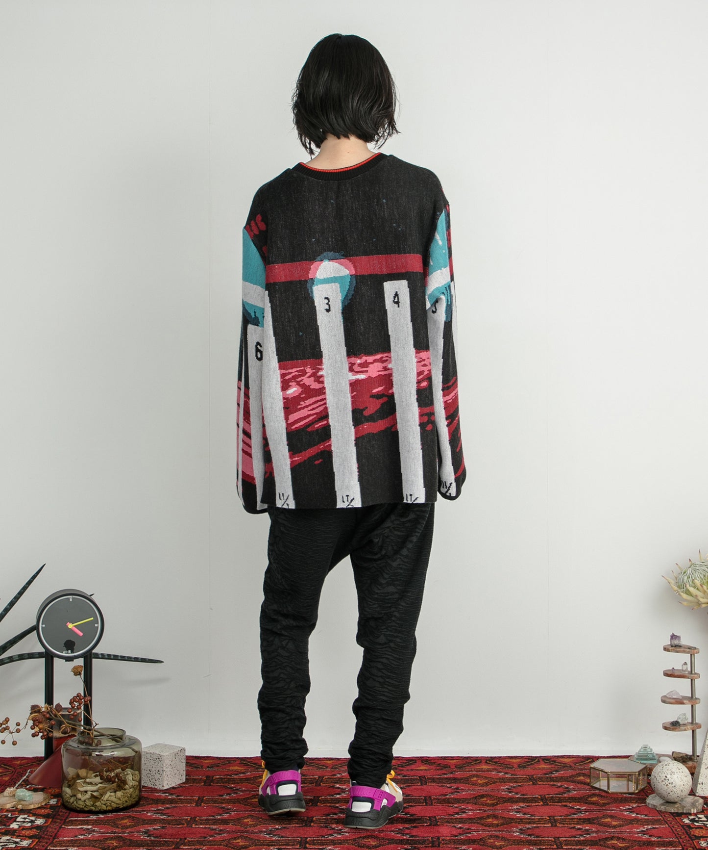 Double Exposure Knit Sweater