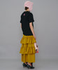 MOHAIR TIERED SKIRT 【納期10月中旬】