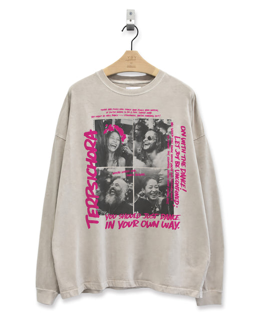 PIGMENT-DYED L/S TEE（TERPSICHORA）