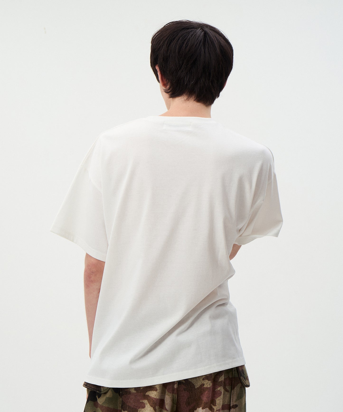 I LOVE＆HATE SEQUINS DAMAGE TEE