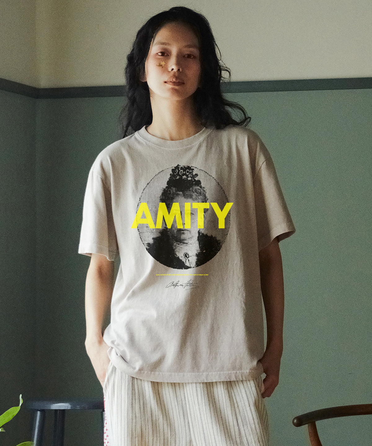 PIGMENT-DYED TEE（AMITY）