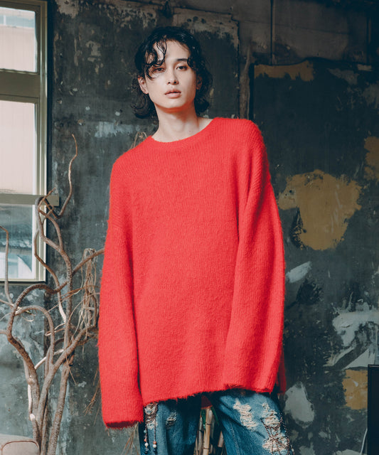 mohair pullover knit
