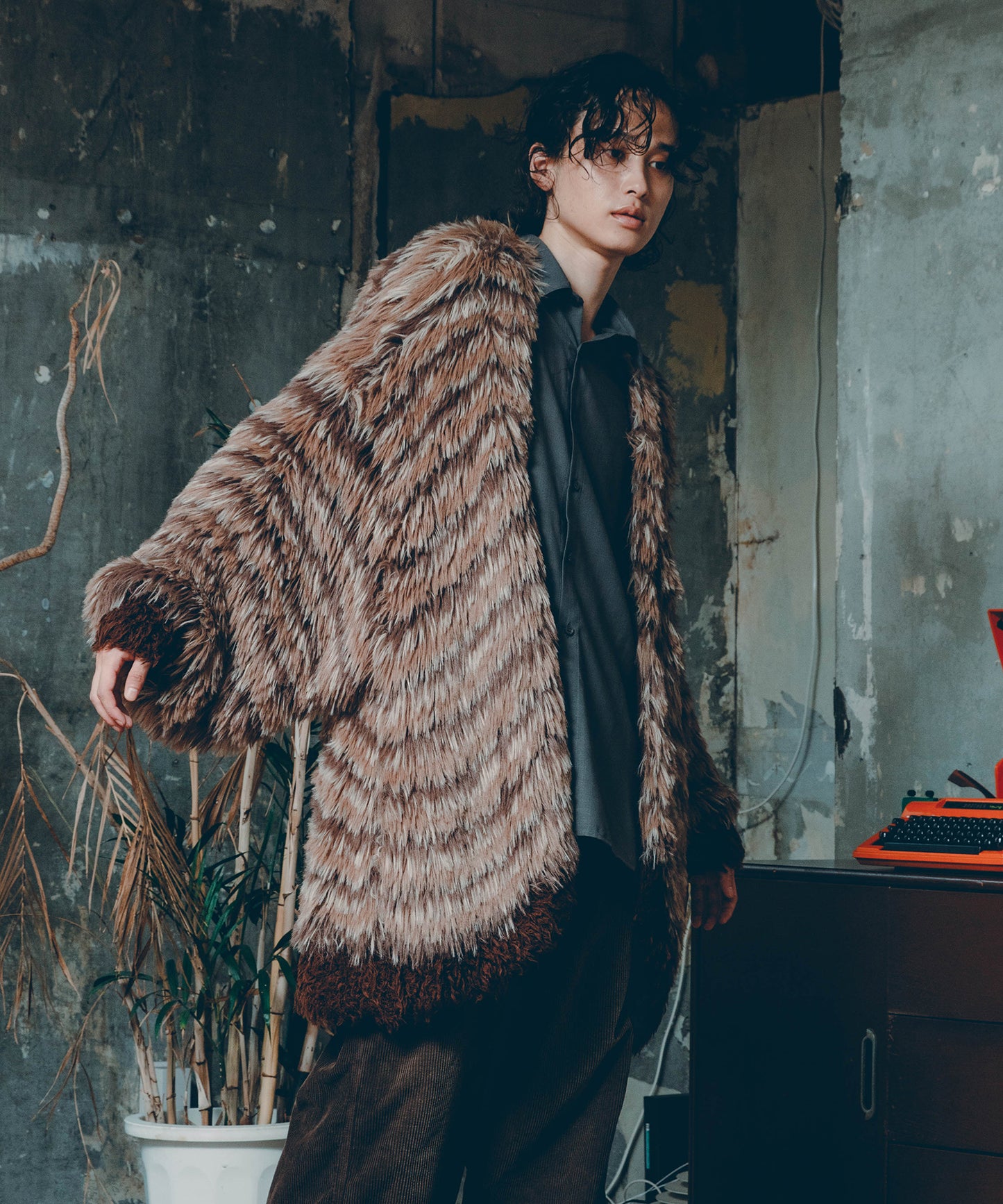 MULTI BORDER KNIT CARDIGAN