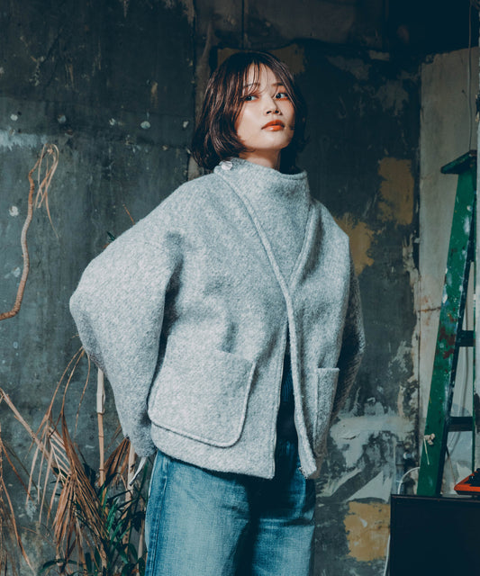 MARBLE WOOLY JACKET