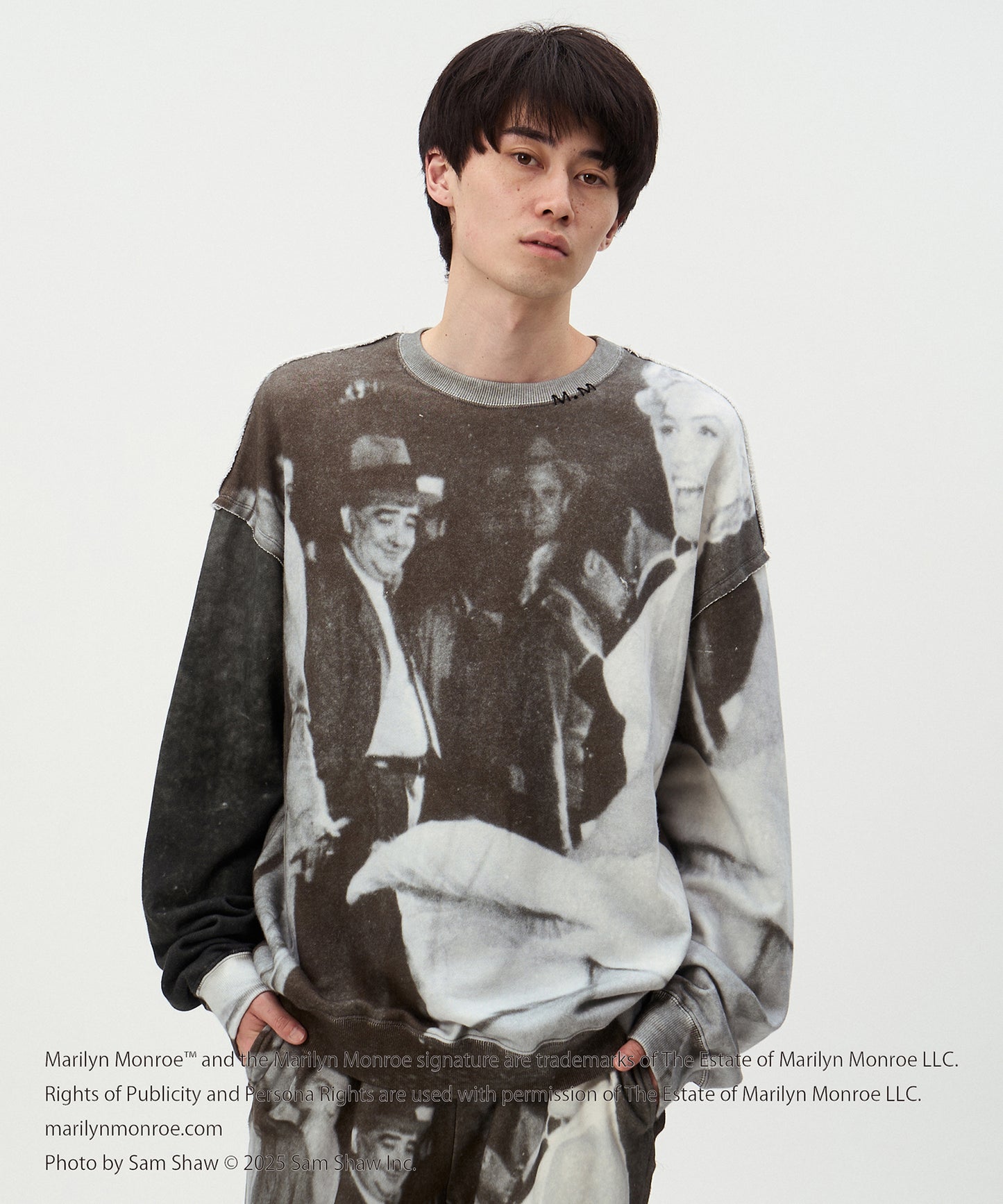 MARILYN MONROE INKJET PRINT SWEAT