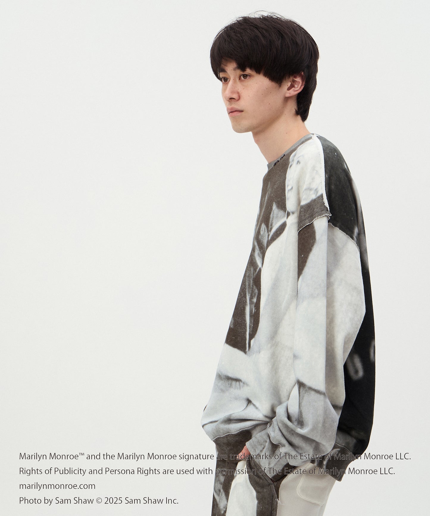 MARILYN MONROE INKJET PRINT SWEAT