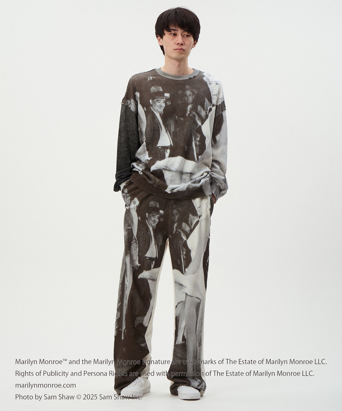 MARILYN MONROE INKJET PRINT SWEAT