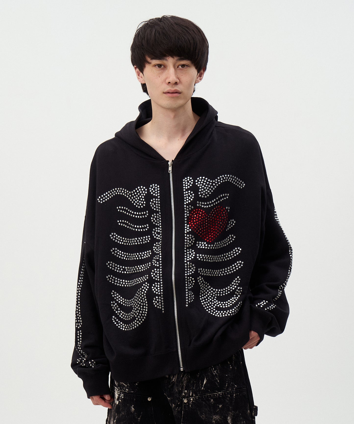 HOTFIX BONE&HEART PARKA