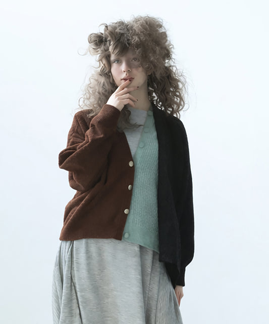 Triple Fragment Cardigan
