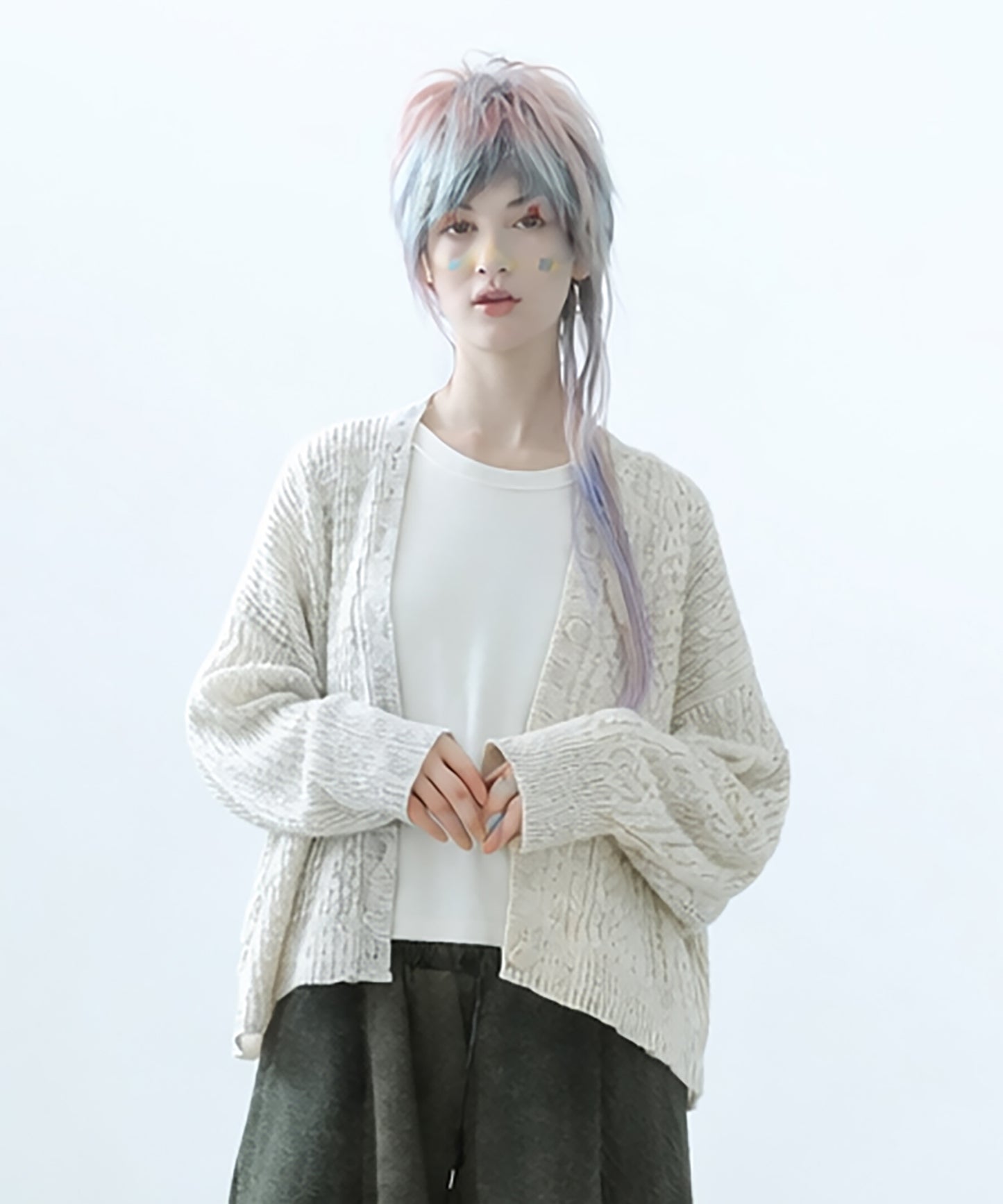 Triple Fragment Cardigan