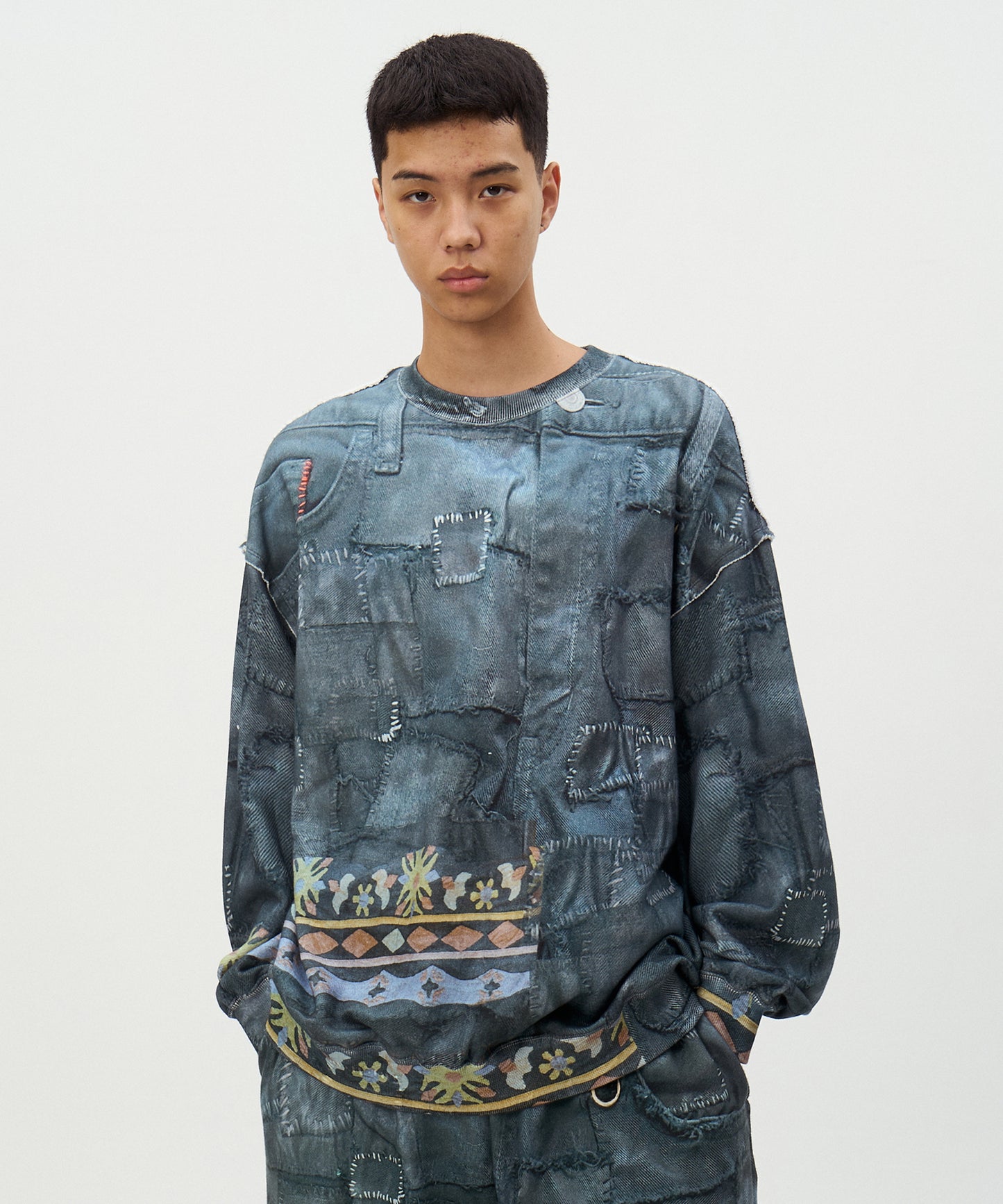 CRUST TROMPELOEIL PULLOVER