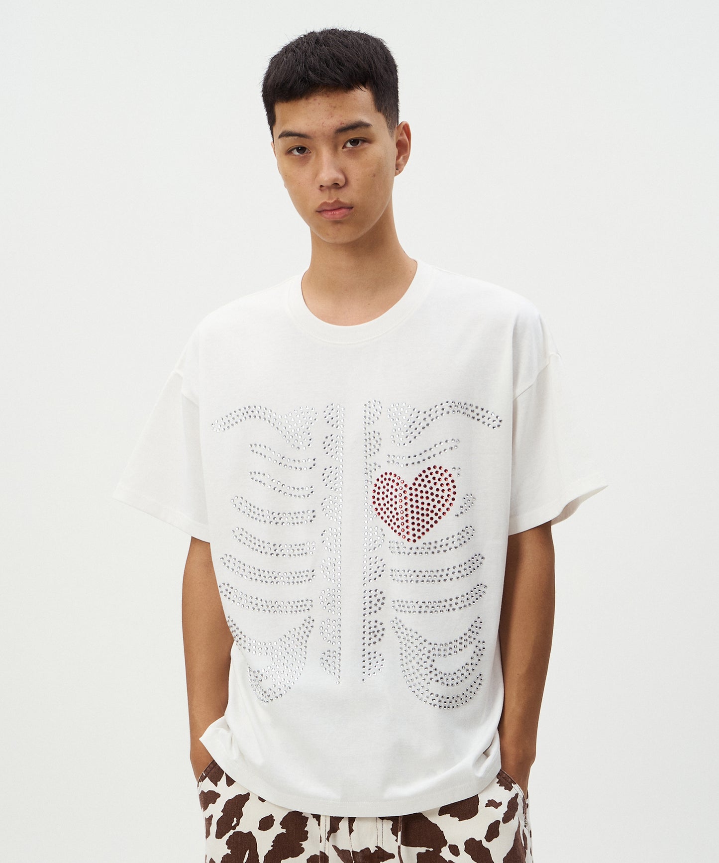 HOTFIX BONE&HEART TEE