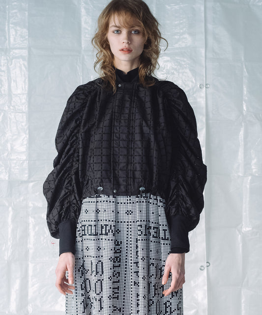 CHECK LACE BLOUSON / チェックレース ブルゾン 【納期8月中旬】