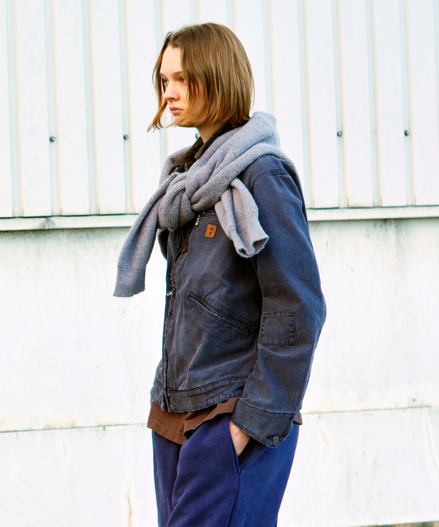 DUCK DAMAGE ZIP JACKET
