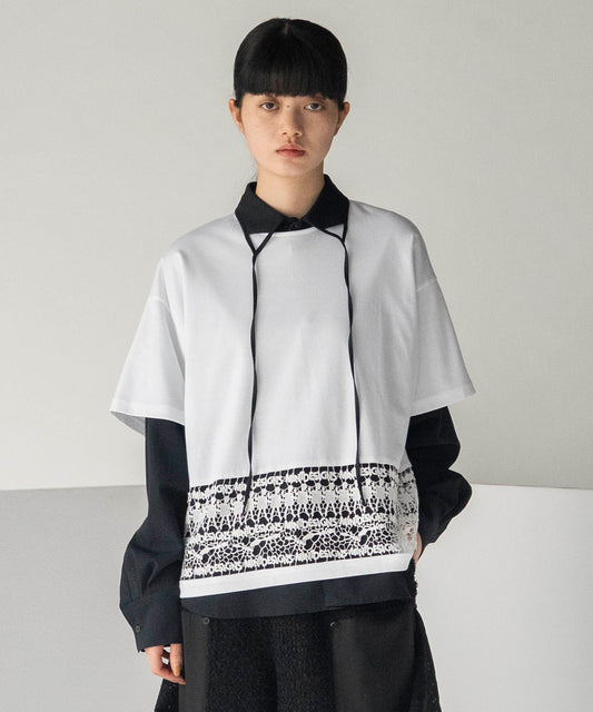 LACE T-SHIRT 【納期5月下旬】