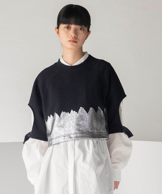 HERINGBORN FOIL SWEAT 【納期5月下旬】