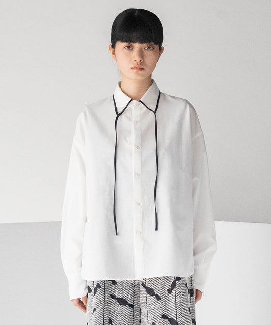 NEGATIVE SPACE COLLAR SHIRT 【納期5月下旬】