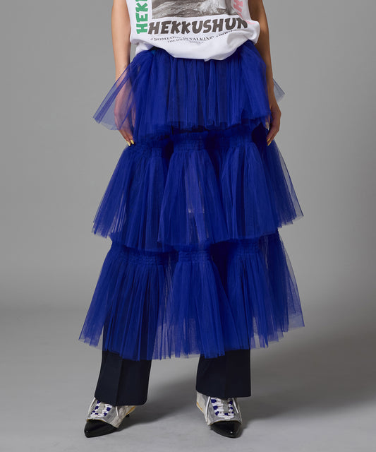 TULLE TIERED SKIRT