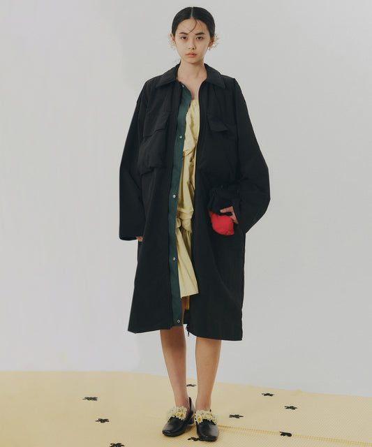REVERSIBLE TECH COAT