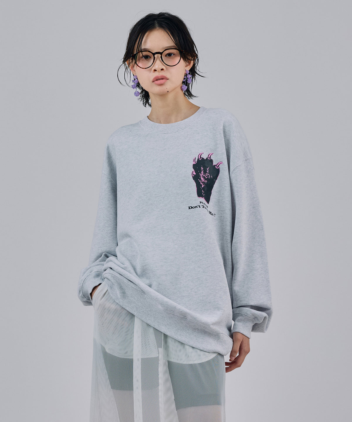 PRINT PULLOVER SWEAT(HAND)