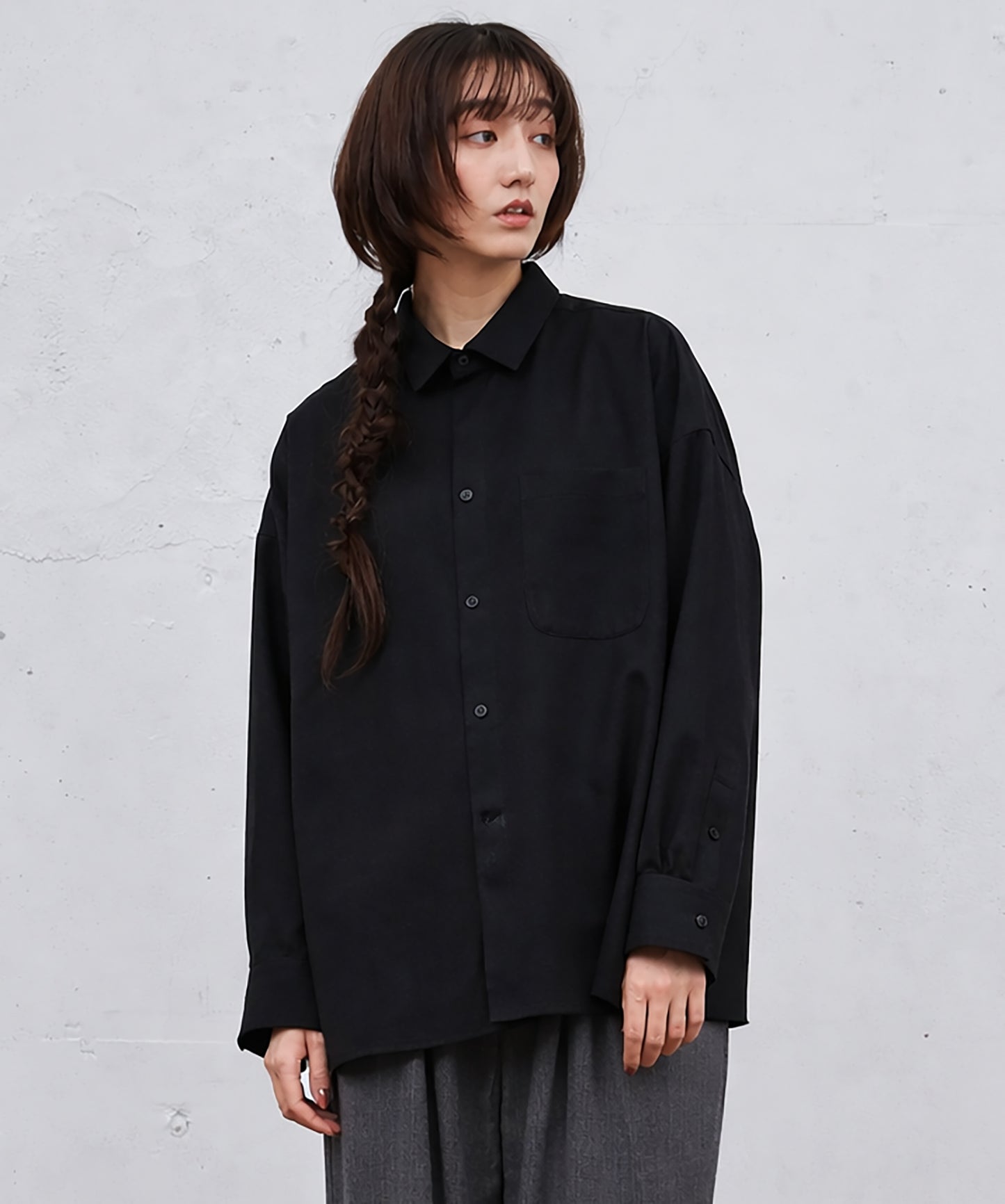 よそいきワイドBOXシャツ