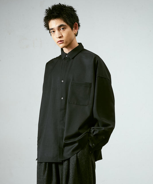 よそいきワイドBOXシャツ 【納期9月下旬】