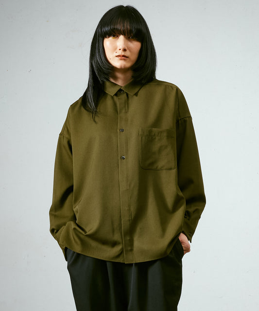 よそいきワイドBOXシャツ 【納期9月下旬】