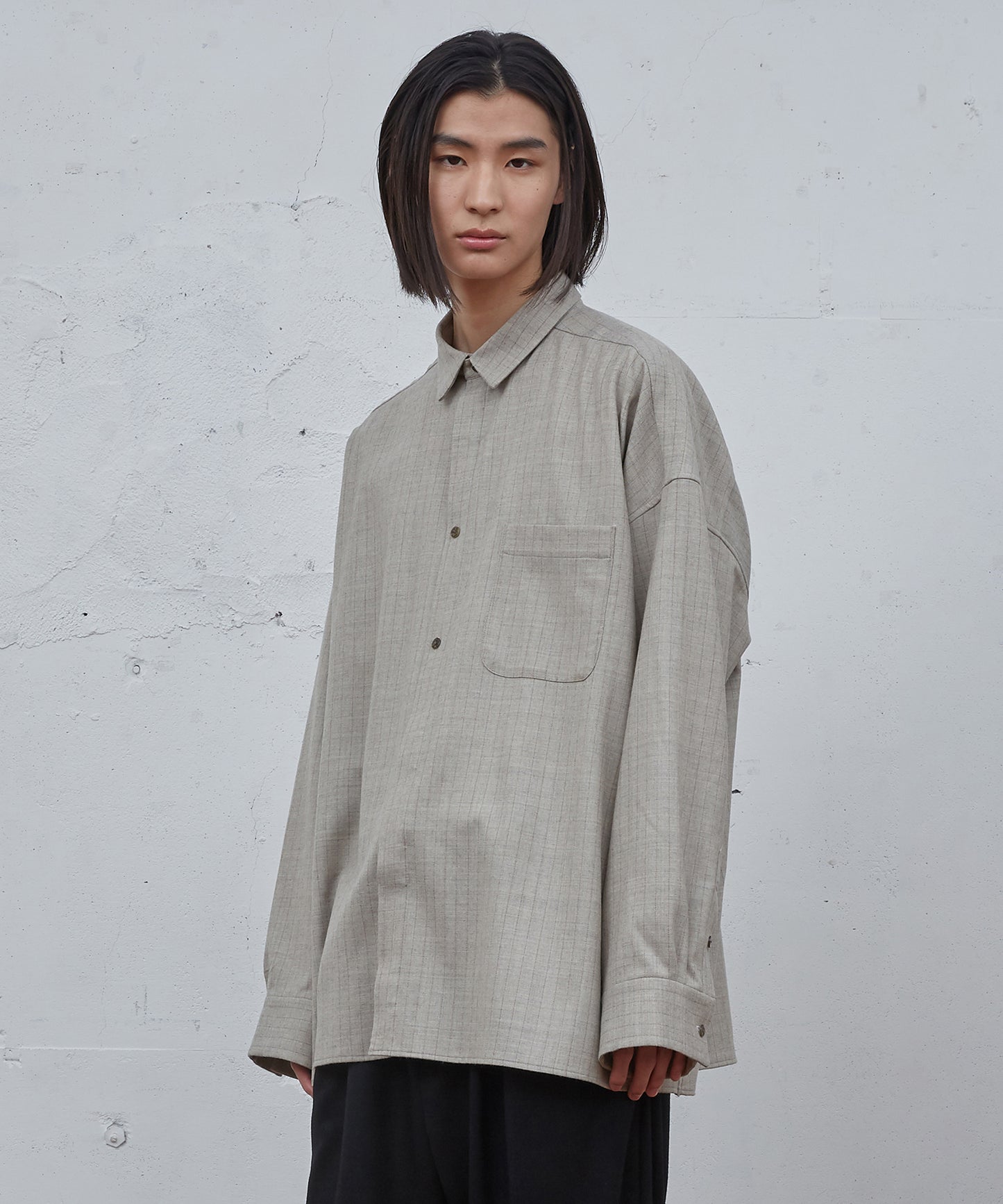 よそいきワイドBOXシャツ