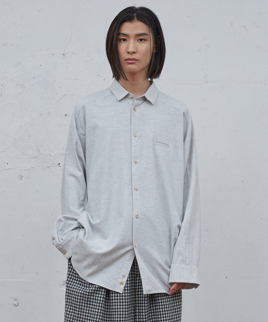 コットンビエラヨークスリーブシャツ