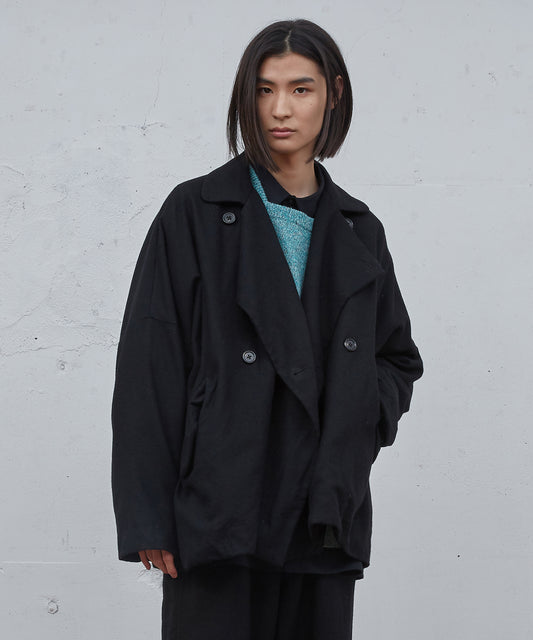 縮絨ウールWワイドショートCT