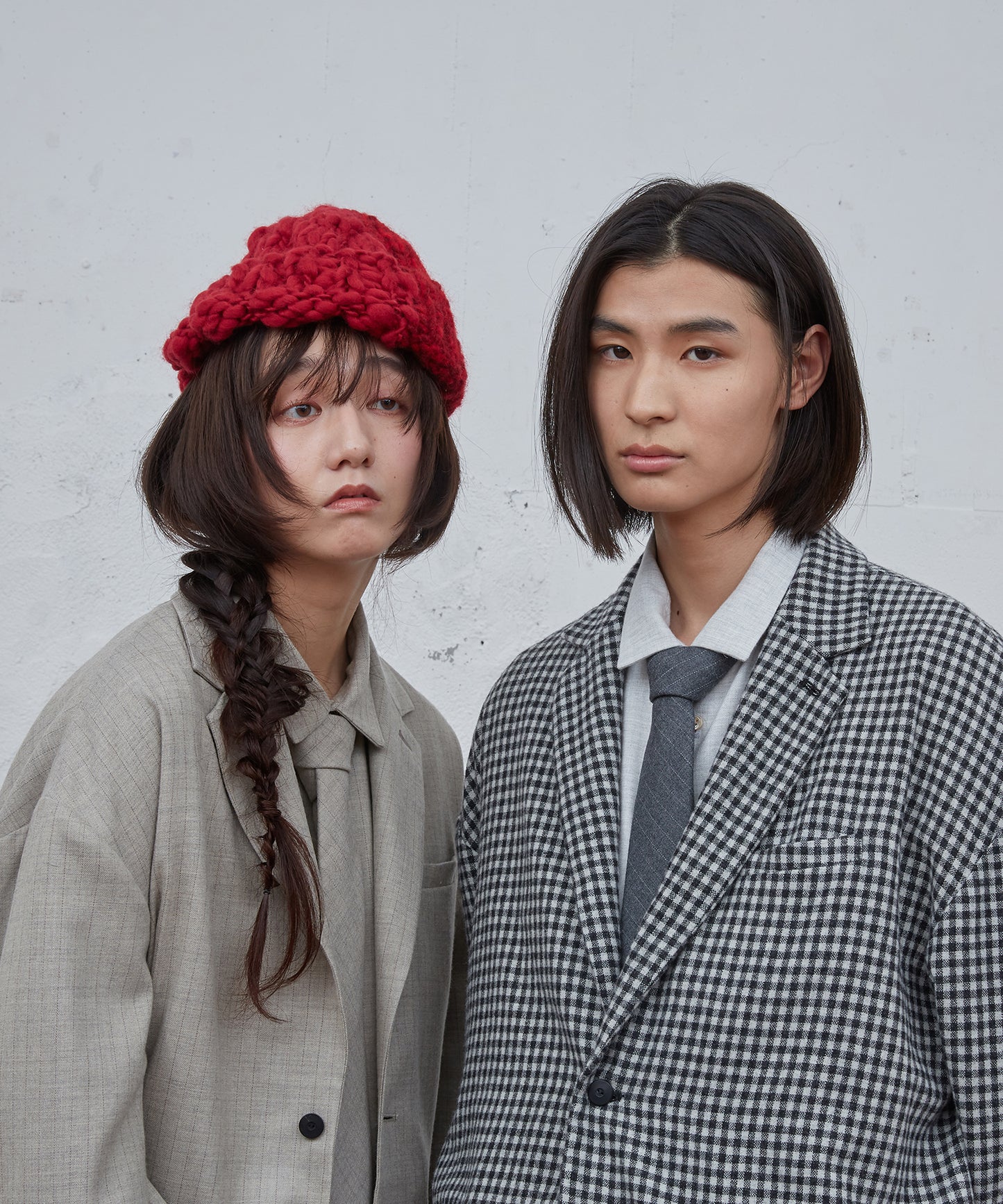 ハンドニットグラデーションCAP